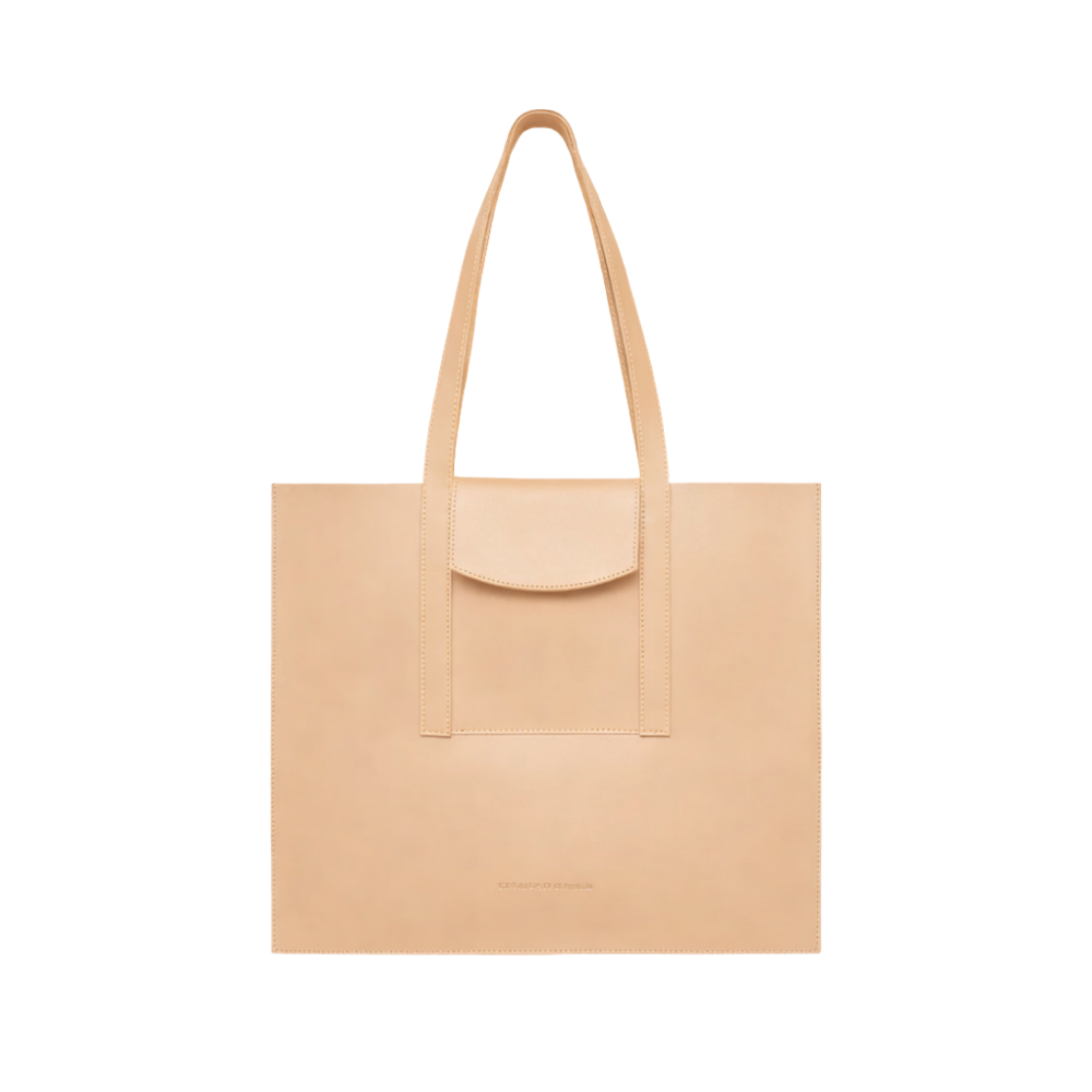 Custom Landscape Leather Tote Bag 3