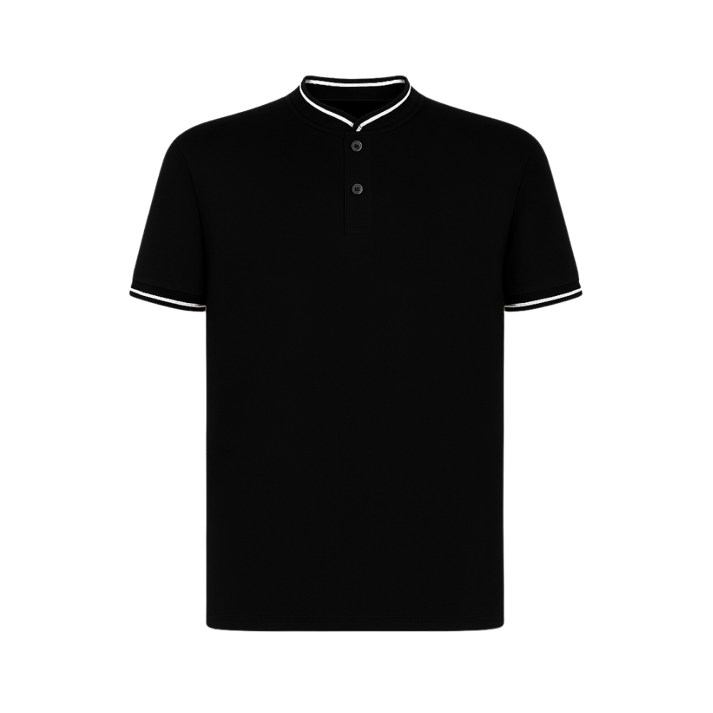 Custom Polo Shirts - Mandarin Collar