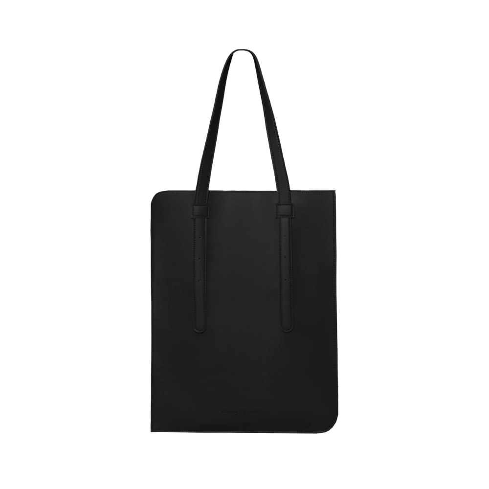 Custom Portrait Leather Tote Bag 2