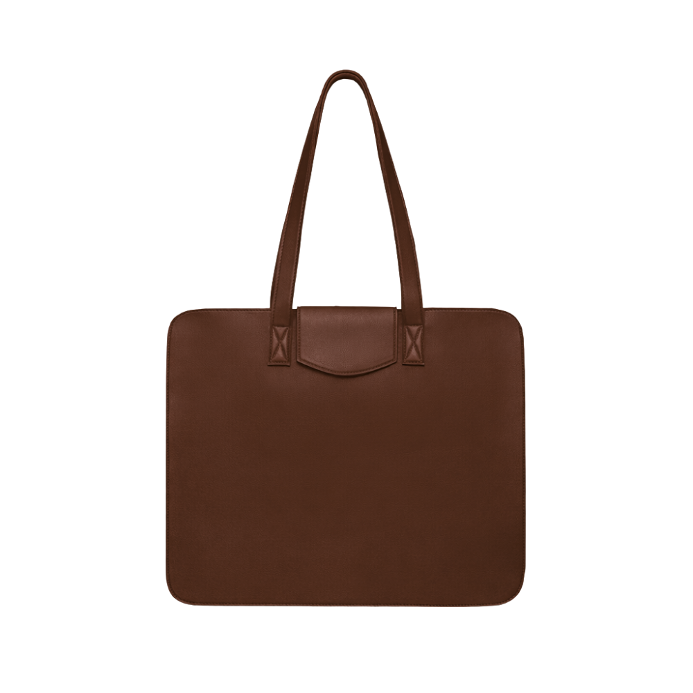 Custom Landscape Leather Tote Bag 2