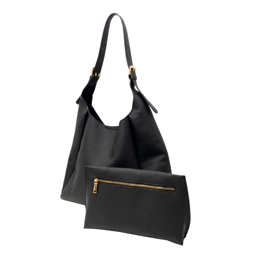 Pebbled Leather - Handbag