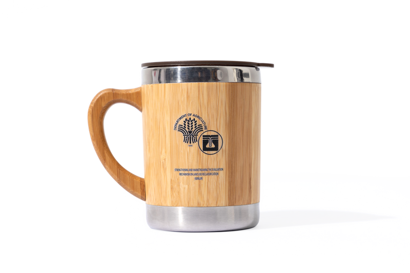 Bamboo insulated mug